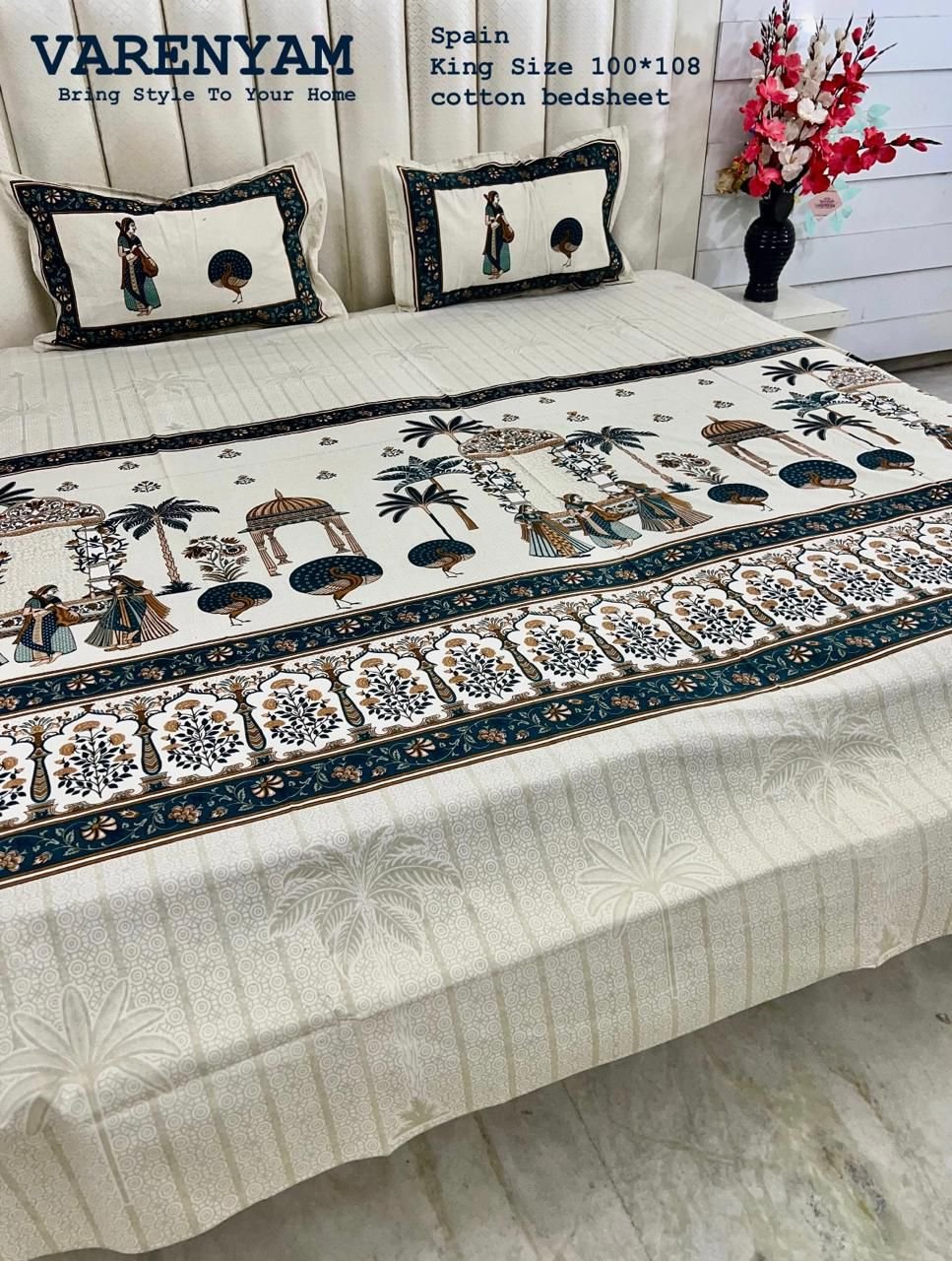 100% COTTON BEDSHEET OLD THEME