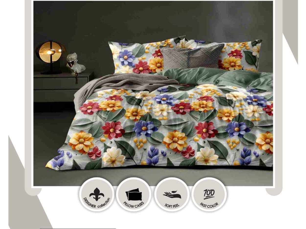 FITTED BEDSHEET FLORAL THEME