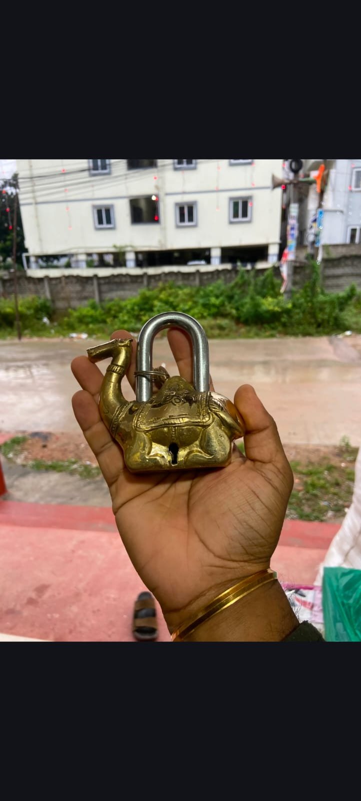Handcrafted Antique Camel Shaped Brass Padlock with Key | regal camel adorned with traditional saddle patterns | BRASS LOCKS